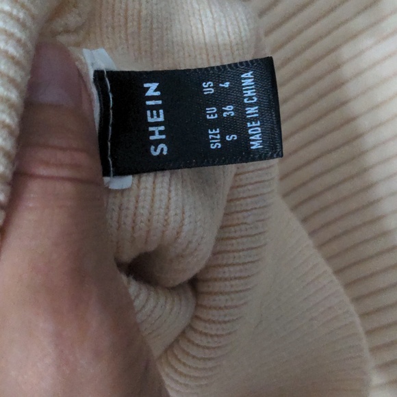 Shein - Size Small - Off shoulder sweater - Cream Color - Picture 3 of 3